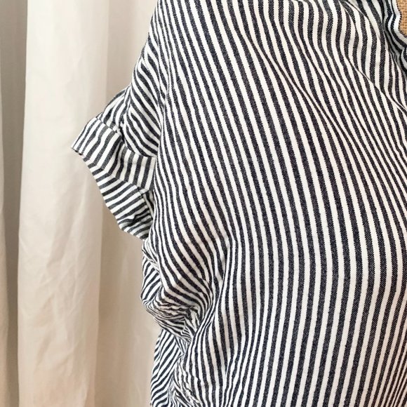 NWOT Madewell Central Shirt in Dalton Stripe - Picture 4 of 6